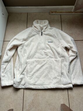 Columbia Ivory Plush Quarter-Zip Fleece Pullover